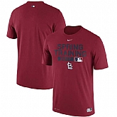 Men's St. Louis Cardinals Nike Red Authentic Collection Legend Team Issue Performance T-Shirt